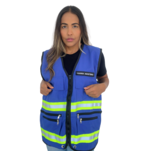 Colete Unissex Personalizado Azul